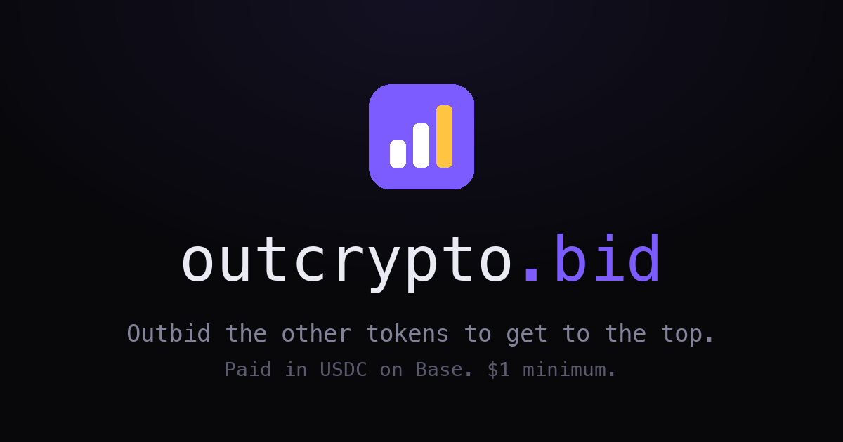 outcrypto.bid Open Graph preview